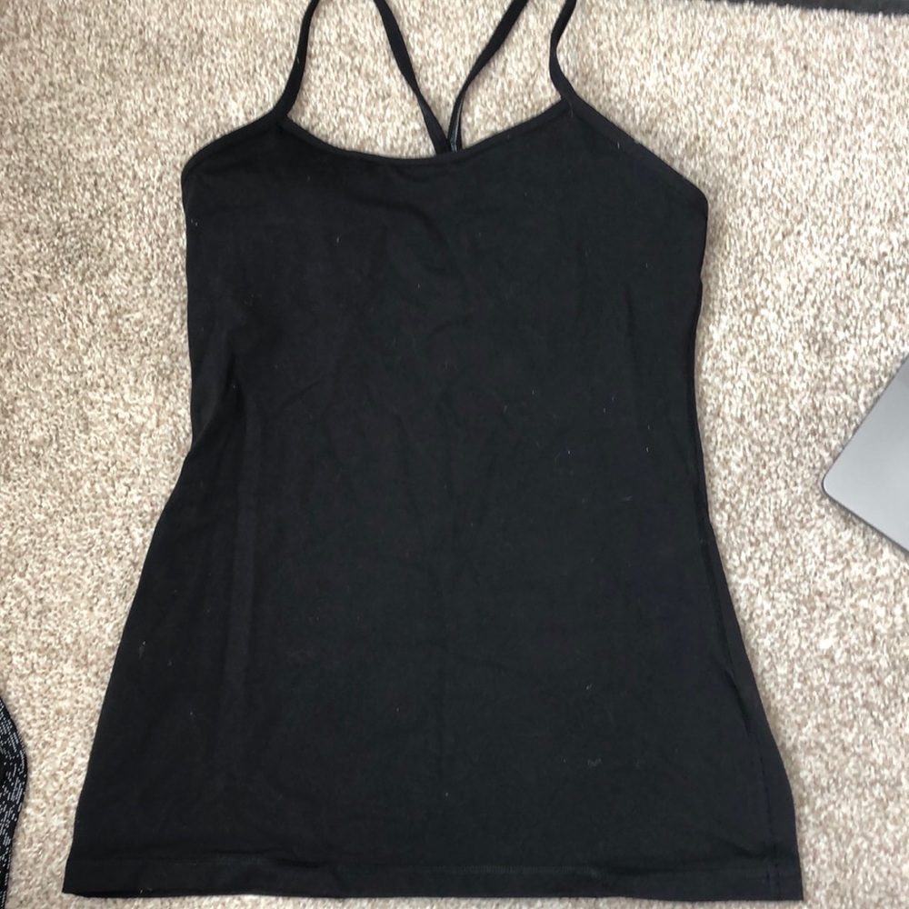 Lululemon Flow Y Tank Black Size 6